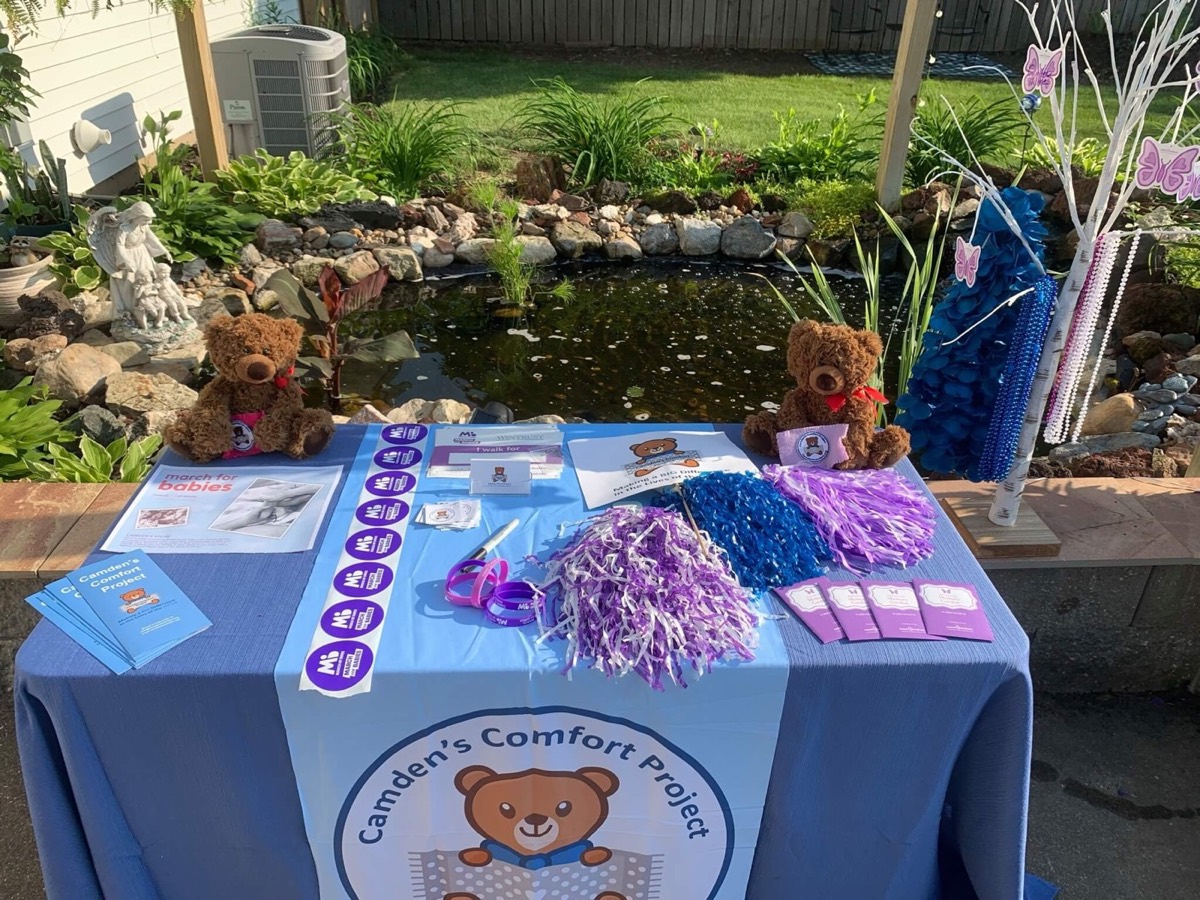 Camden's Comfort table at a fundraiser